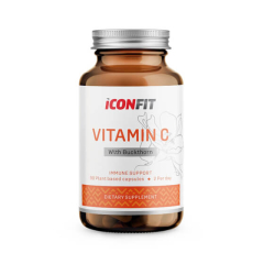 ICONFIT C vitamīns neskābs 90 kapsulas imunitātei