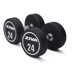 ZIVA Studio profesionālās uretāna hanteles dažādos svaros no 2 līdz 58 kg