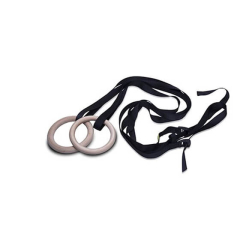 Treniņu piekares sistēmas riņķi Ziva Wooden Rings Set, pāris