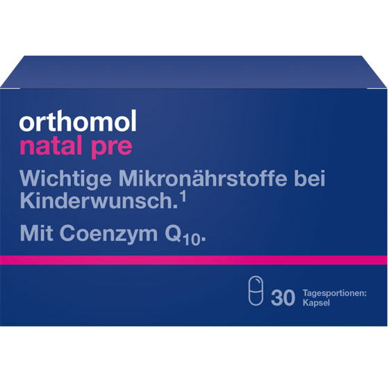 Orthomol Natal Pre N30 ar folskābi