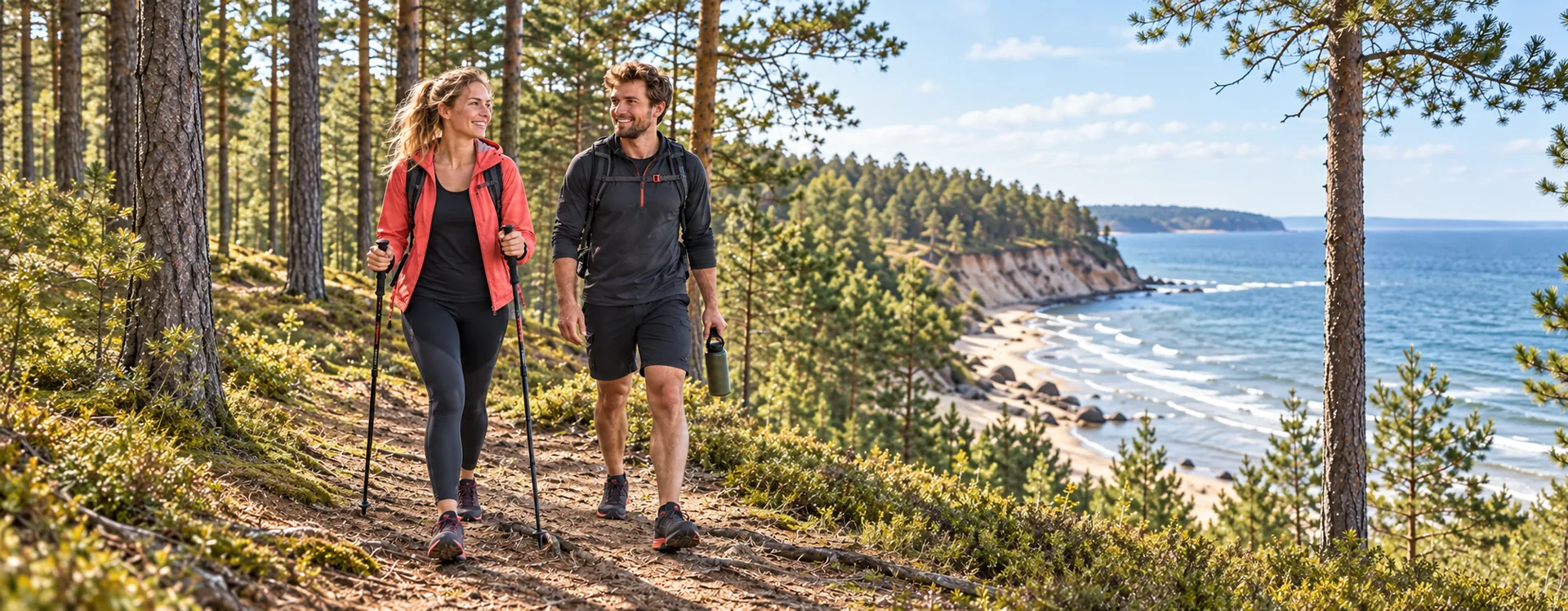 Nūjošanas un trekinga nūjas
